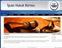 Tablet Screenshot of iscanhukuk.com